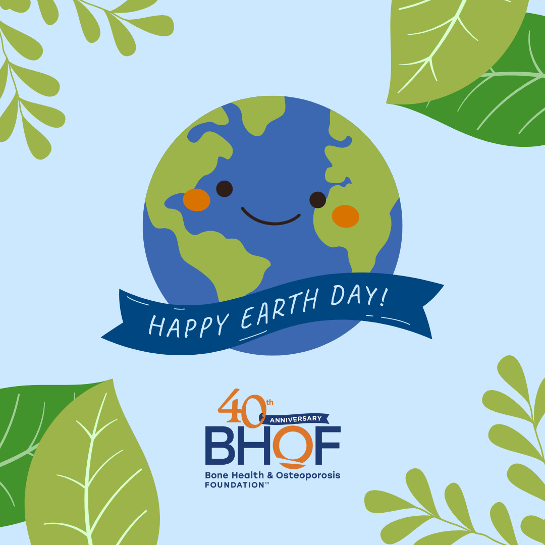 🌍 Today, we celebrate #EarthDay by recognizing the importance of caring for our planet. Just as #osteoporosis affects individuals worldwide, our actions impact the global community. Let's support one another and protect our planet for a sustainable future! #BeBoneStrong
