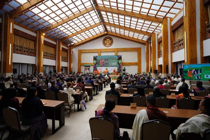 22nd April, 2024: Her Majesty The Gyaltsuen graced the opening of the Sustainable Finance for Tiger Landscapes Conference, a globally significant summit co-organised by the Royal Government of Bhutan and the Tiger Conservation Coalition, at Dungkar Dzong in Pangbisa, Paro.