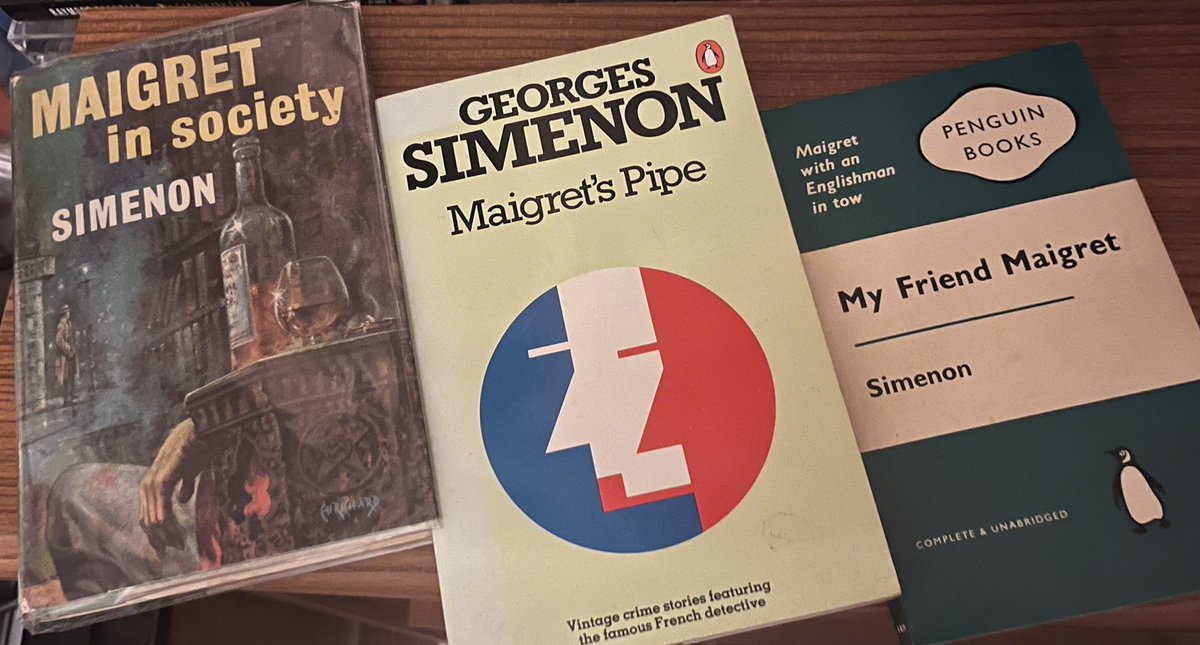 A selection of Maigret books #MurderEveryMonday