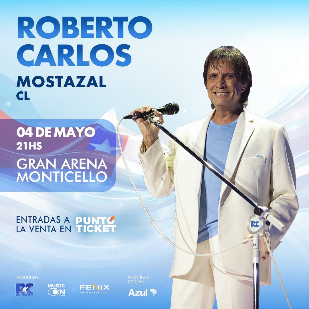Mañana es el día: ¡Roberto Carlos en San Francisco Mostazal! Compra HOY tus boletos 👉 bit.ly/RCSHOW2024_MOS…