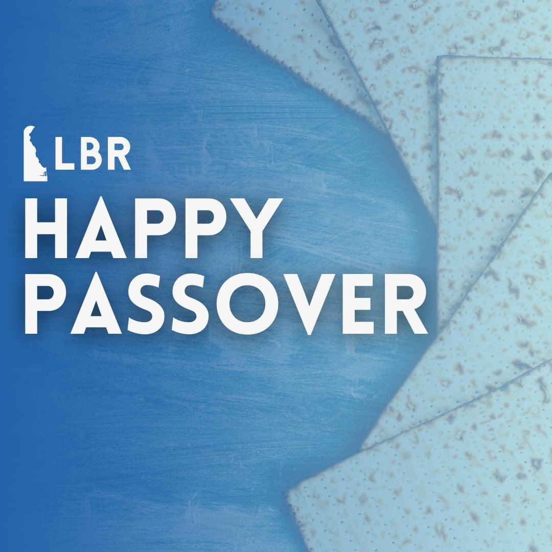 Chag Sameach to everyone celebrating Passover in Delaware! May this year’s seder be a meaningful one with those you love.