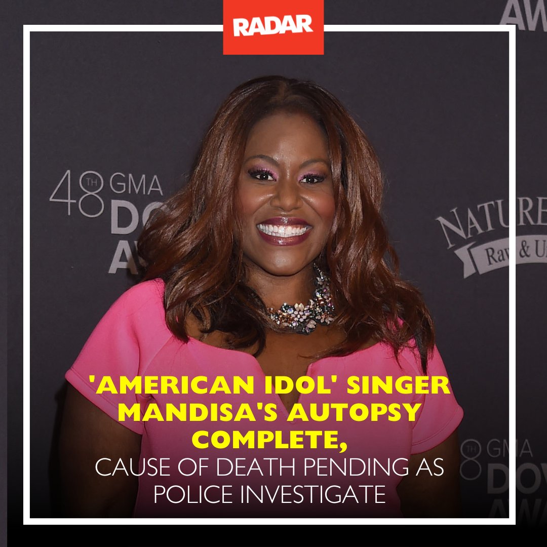 radar_online's tweet image. 🔗: ow.ly/Ayuc50RlGil
An autopsy has been completed on former #AmericanIdol star #Mandisa, whose unexpected death last week at the age of 47 left fans distraught, RadarOnline can confirm after speaking with the local medical examiner&apos;s office.
(📸: MEGA)
