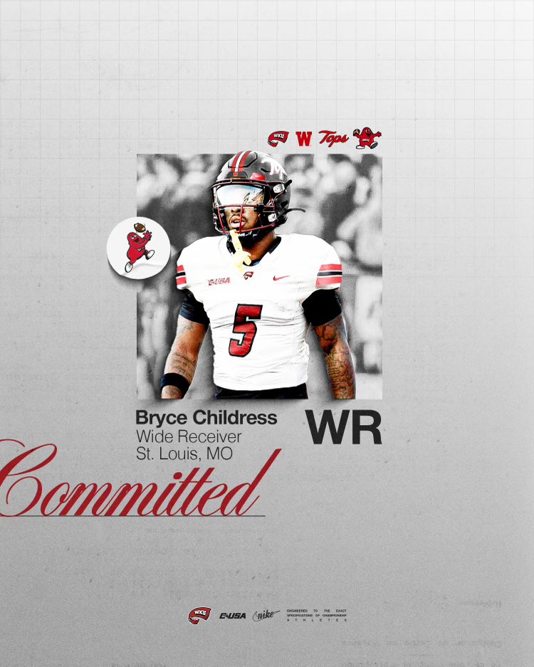 Committed.. let’s get it @WKUFootball