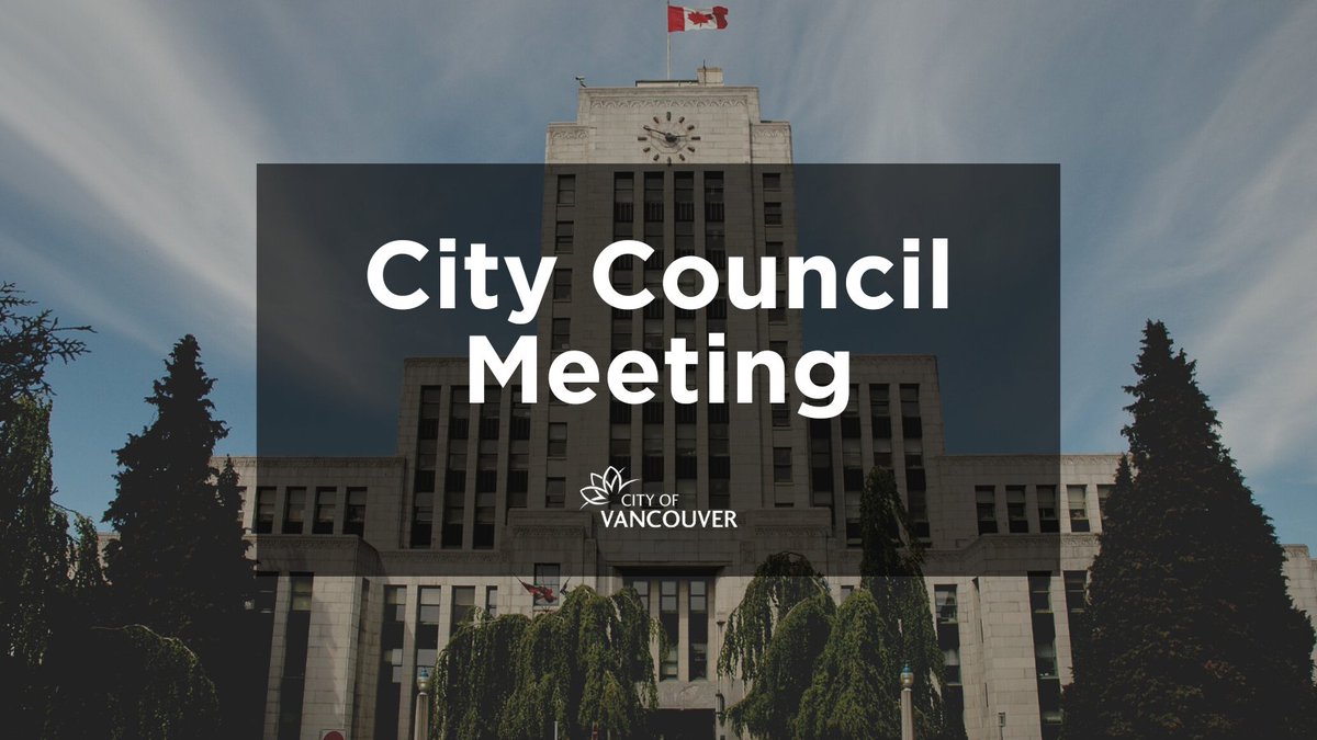 The next #VanCityCouncil meeting is on Tuesday, April 23 and will begin at 9:30 am. The best way to participate is by sending your comments online or speaking by phone. Watch the live-stream online or follow @VanCityClerk for updates ➡️ ow.ly/Ri3350Glyaf