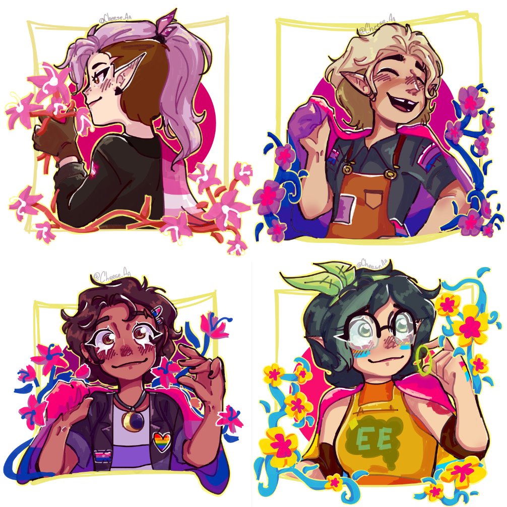 the pride flag icons I made last year #Luznoceda #AmityBlight #Hunter #willow #TOH #TheOwLHouse