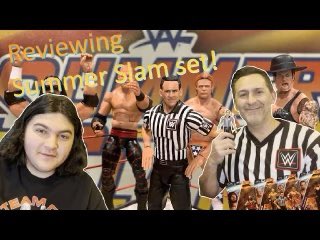 Today, I review the 5 figures that come in the Summer Slam set. John Cone, famous WWE Referee also makes an appearance to review his figure and talk about his favorite moments refereeing! youtu.be/uUwnVj2huJE?si… @Mattel @WWE @undertaker @Kane @seanwaltman @GenuineLexLuger