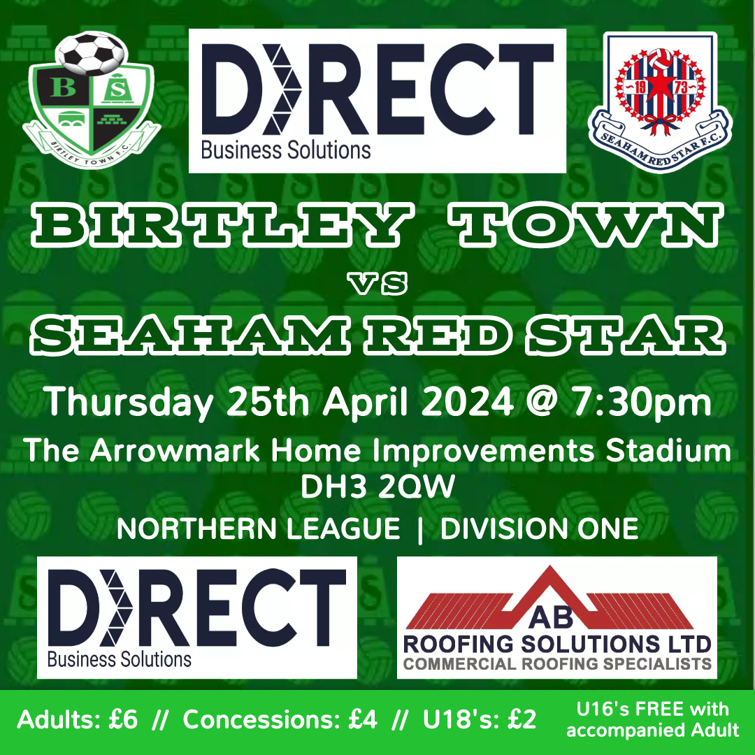 BirtleyTFC's tweet photo. UP NEXT | While the lads celebrate clinching their playoff place, we have one more important league game left which will determine our final league position and, with it, our playoff opponent.

Get down to The Arrowmark on Thursday to cheer the lads on.
#UpTheHoops #Project5000 https://t.co/bKQArfqrK7