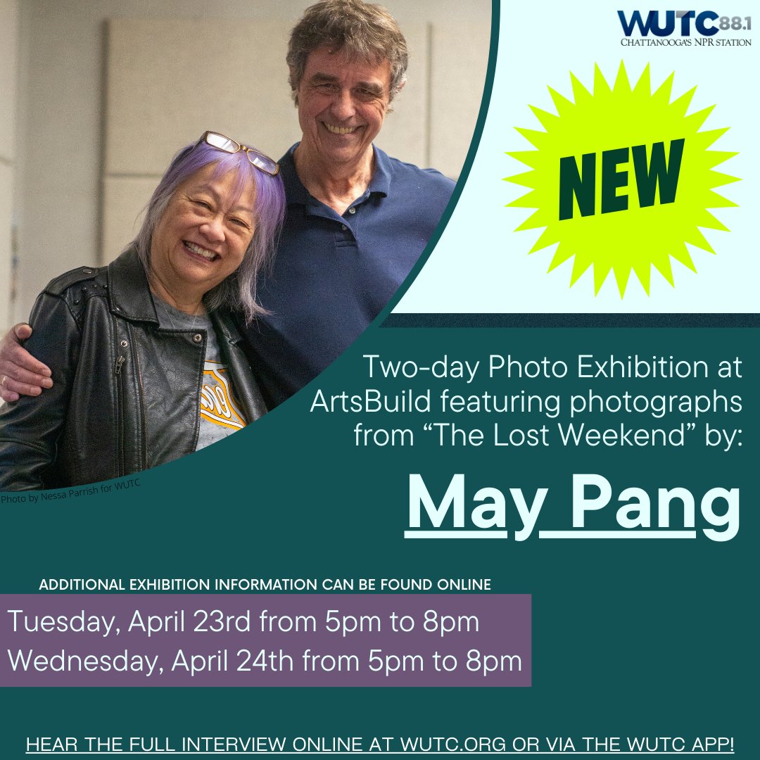 During John Lennon's 'Lost Weekend' in the 1970's, @maypang was with him.

Listen to Richard Winham's live interview with May on @WUTC_FM as she visits Chattanooga for a special exhibit of her photos of Lennon - Tues 4/23 & Weds 4/24 at @ArtsBuild:  ow.ly/8y0Y50RlGFL