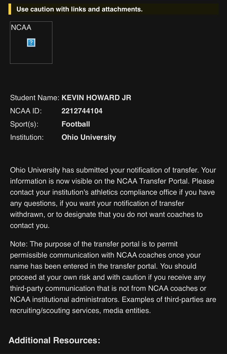 KJ “Speedy” Howard tweet media