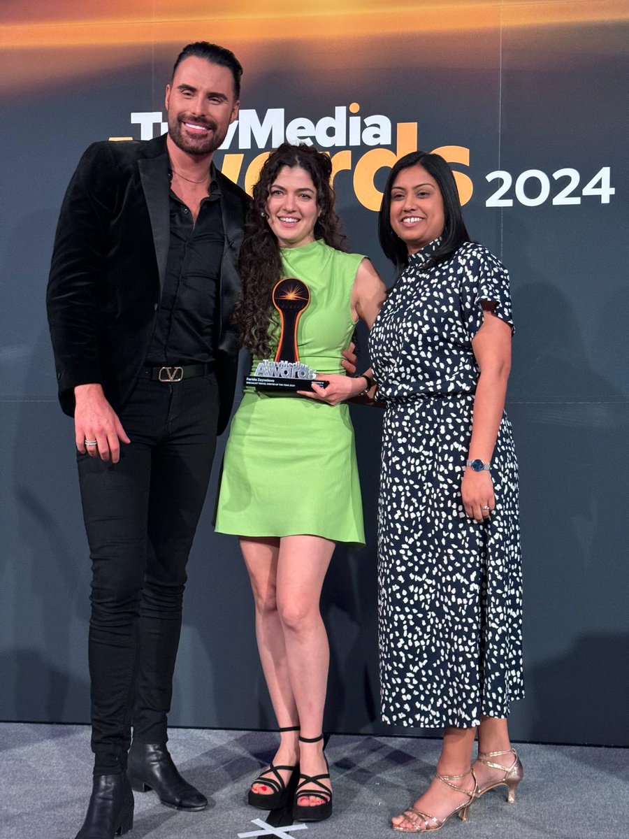 Celebrating an expert who is paving the way for the intrepid traveller.

Congratulations to Farida Zeynalova on winning Specialist Travel Writer of the Year!

Thank you to Tourism Western Australia for sponsoring this award.

#TravMediaAwards <a href="/WestAustralia/">Western Australia</a> <a href="/FaridaZeynalova/">Farida Zeynalova</a>