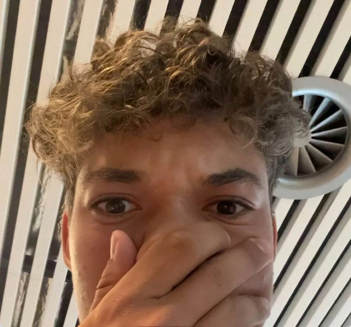 16 year old American Darwin Blanch who has a wild card into the Madrid masters had this reaction when told he was play @RafaelNadal first round. As he put it 'guys I play Nadal, wtf?'