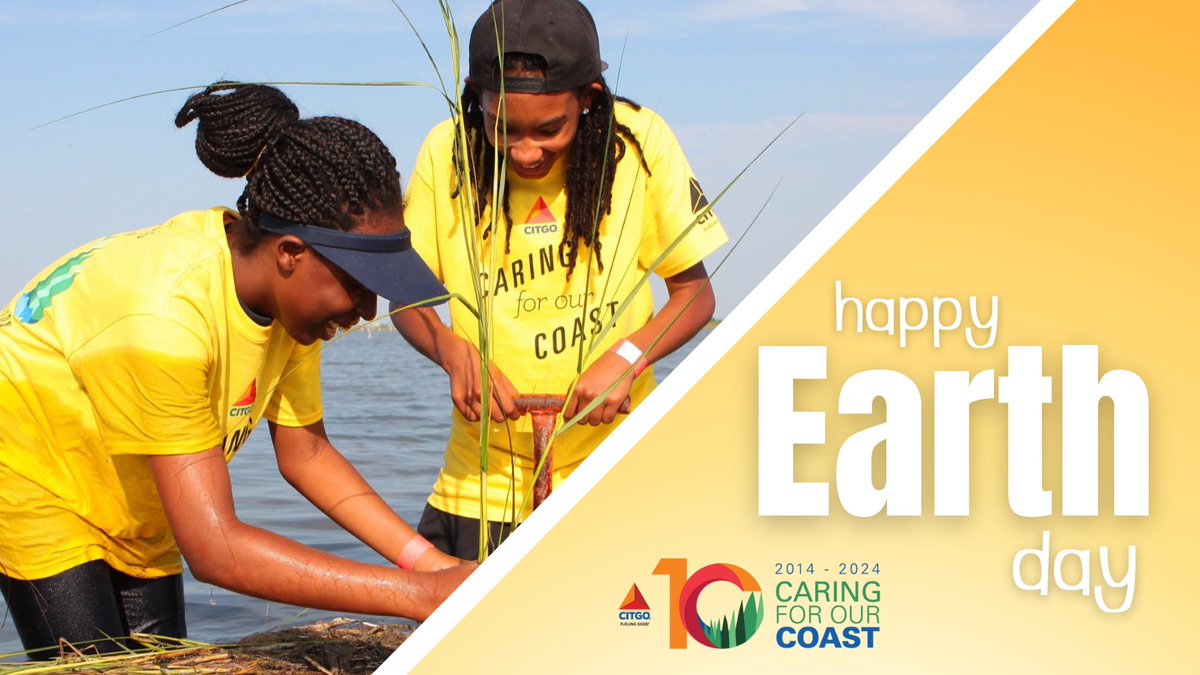 💪 200,000+ volunteer hours 🌱 nearly 1 million trees and grasses planted 🗑️ 520,000 pounds of trash collected 🏞️ 12,000 acres restored All in 10 years! More on CITGO Caring For Our Coast: citgo.com/newsroom/press… #EarthDay #CaringForOurCoast