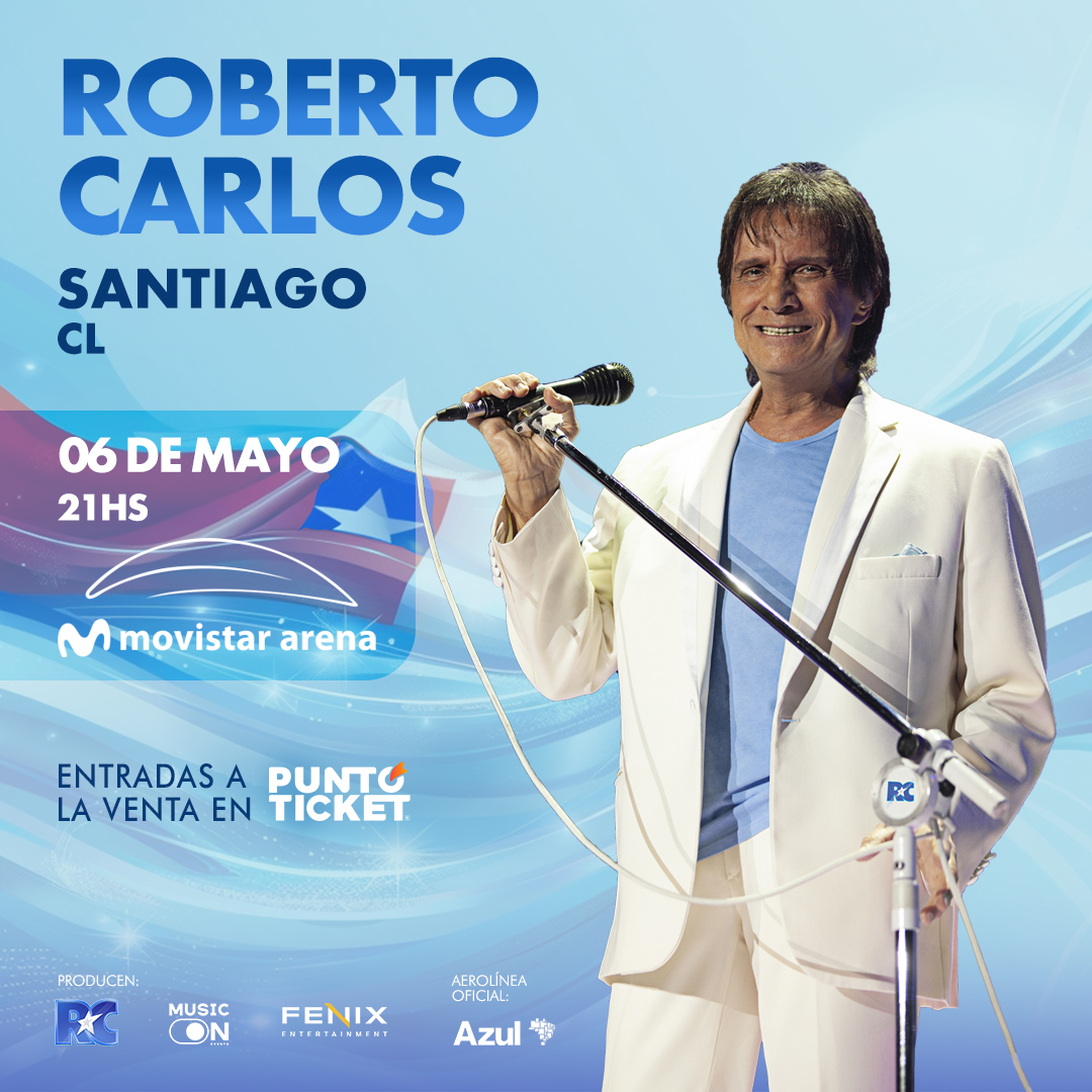 Roberto Carlos regresa a Santiago con una presentación llena de emociones. Compra tus entradas HOY 👉 bit.ly/RCSHOW2024_SAN…