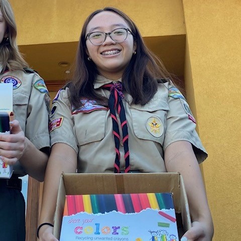 ShareYourColors's tweet photo. 🌎🖍️ Scouts Making a Difference! 🌿

Thank you to the scout troops nationwide who collect crayons, reducing waste and brightening hospital stays for kids. Your efforts help us create a greener, more joyful world. ✨

Support our cause: https://t.co/UgLC7GC1sh

 #EarthDay2024 https://t.co/JxAVbQEejP