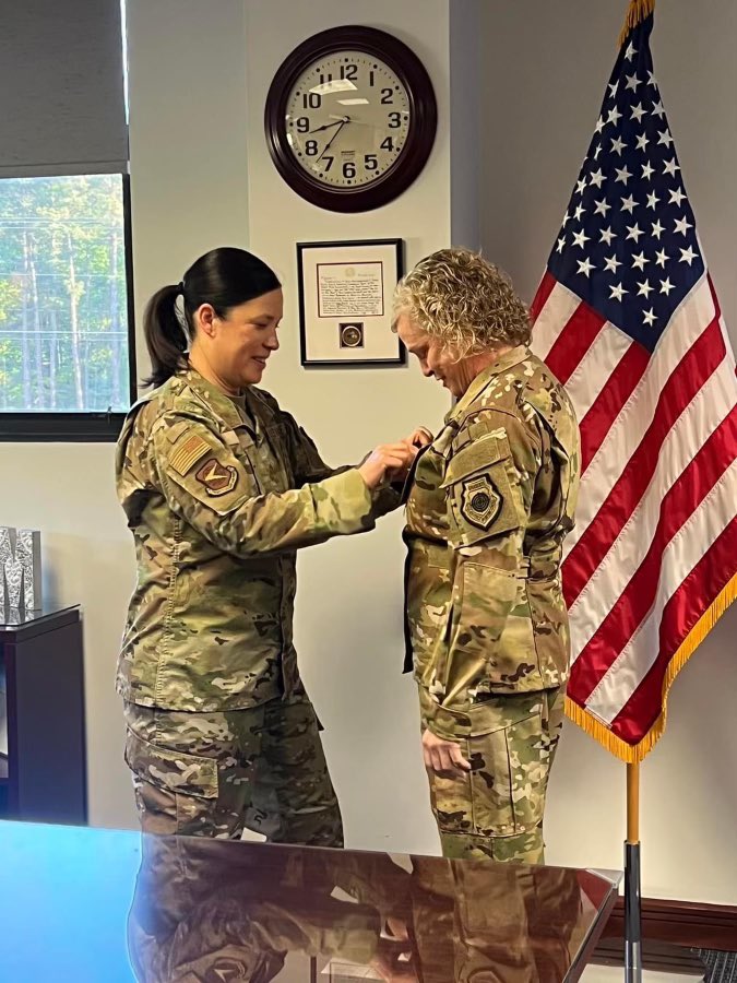 Congratulations to Maj Gen Melissa Coburn, Commanding General, 22nd Air Force, on her promotion to Major General. Maj Gen Coburn and her command remain engaged around the globe. We are honored to serve with them!