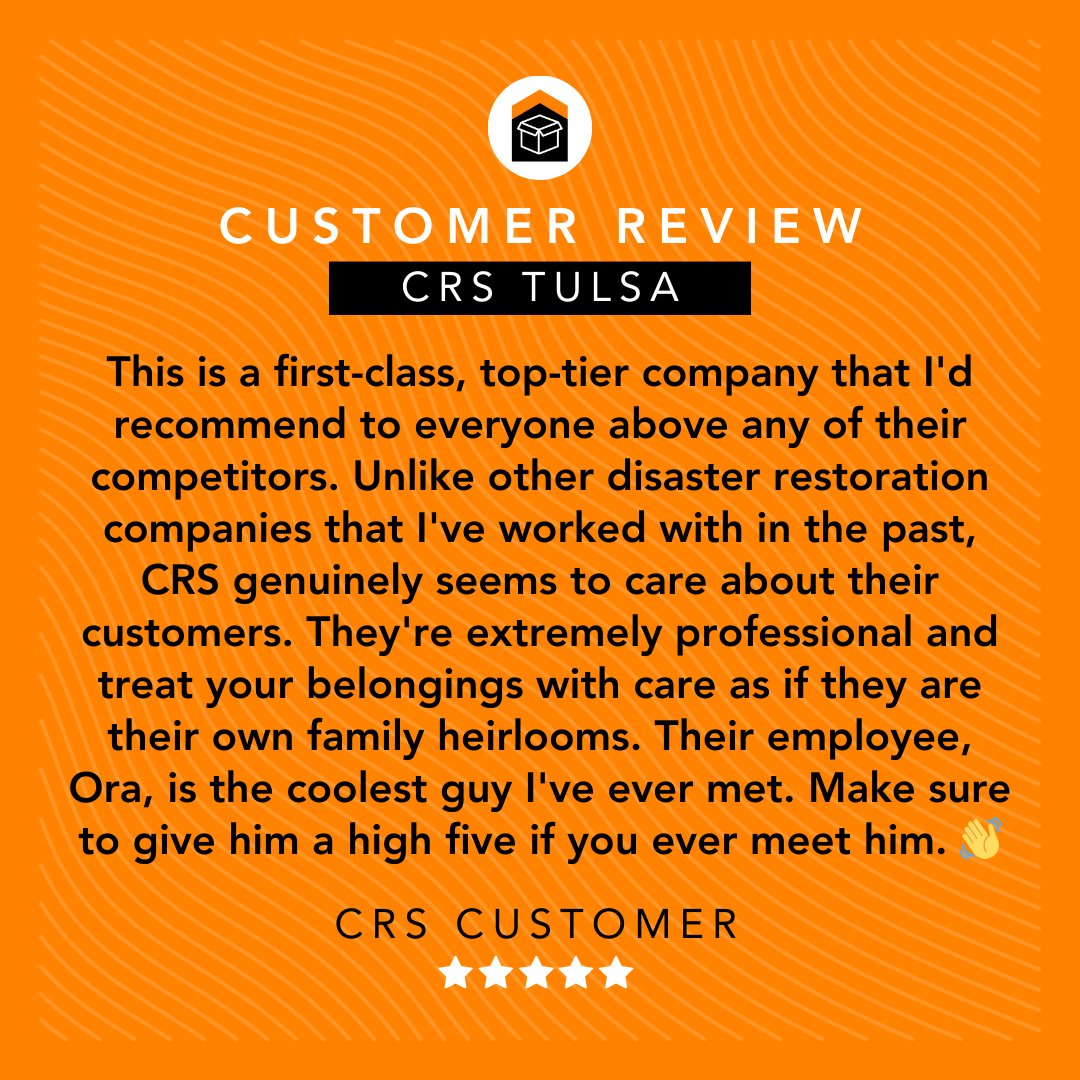 We're thrilled by your feedback! At CRS, we treat your items with the same care as our own. Ora and our Tulsa team are dedicated to compassionate, detailed service. Thanks for trusting us with your treasures—high fives all around! 🖐️✨ #review #testimonial #5starreview  #tulsa