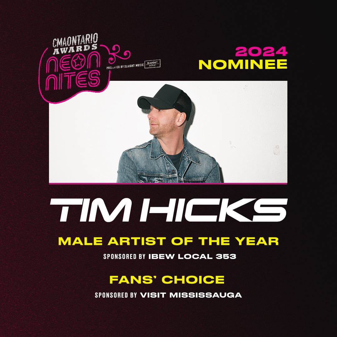 Always an honour to be nominated! Thank you! Voting for fans’ choice is now open: cmaontario.ca/fans-choice 😎🎶🤘 @theCMAOntario #CMAO #CMAOAwards #nominee #MaleArtistOfTheYear #fanschoice