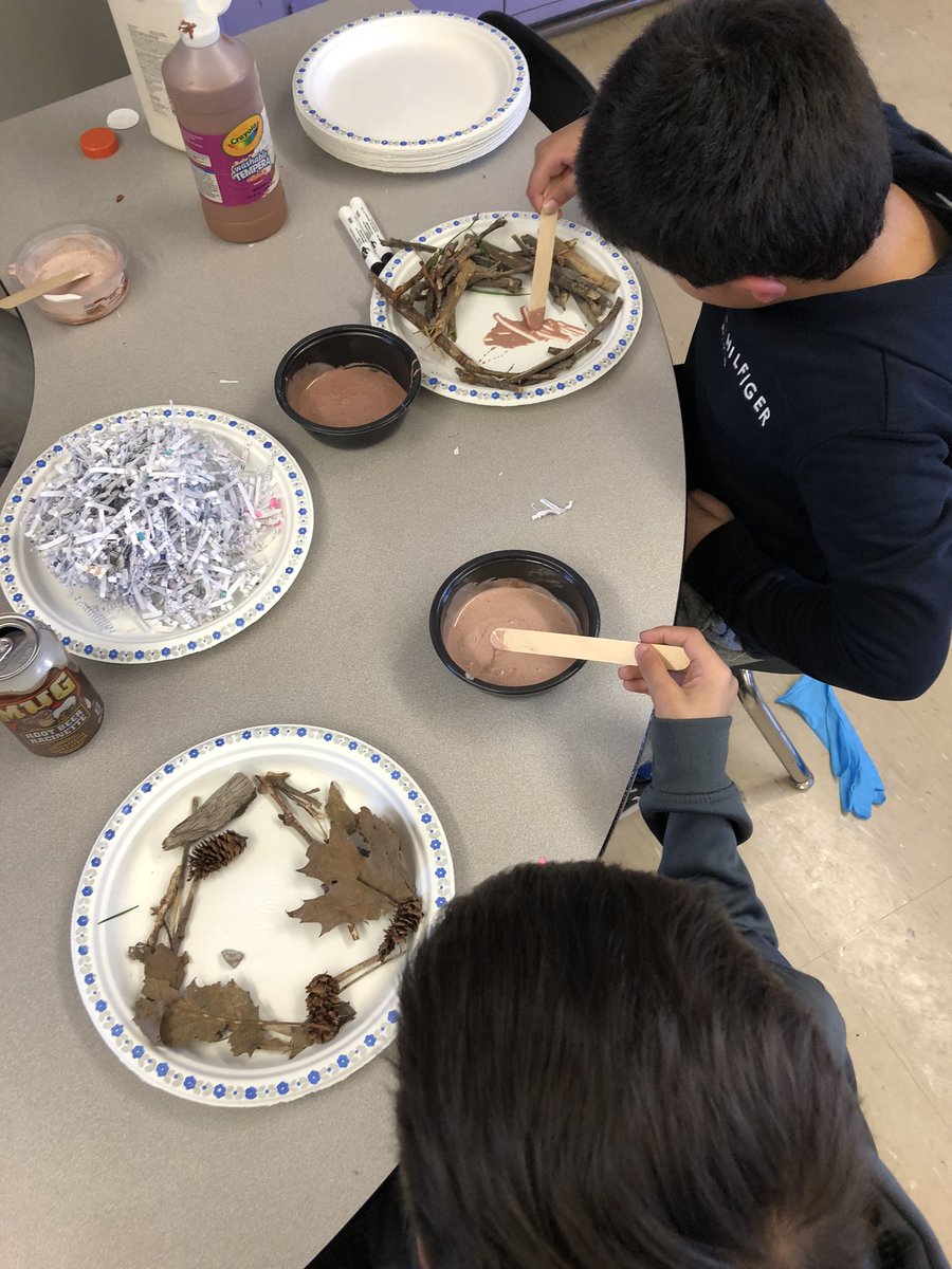 Ss @ JG Workman took part in a schoolyard cleanup for #EarthDay2024. The Gr 1/2s also gathered materials to build a bird’s nest. “This is hard work! How do little birds do it?” asked Ss. #STEM #Inquiry <a href="/EmmanuelP_1/">Emmanuel Peter</a> <a href="/LC3_TDSB/">TDSB LC3</a>