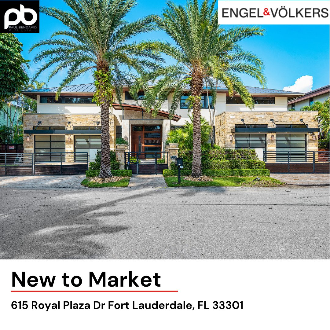 paulbendavid's tweet photo. Step into a world of luxury at this contemporary gem in Las Olas Isles! With 100ft of waterfront bliss, this home boasts a fusion of water, fire, stone, wood, glass, and metal elements. Priced at $9,495,000

📩paul.bendavid@engelvoelkers.com /📞 647-988-7355
--
Paul Bendavid https://t.co/OxcGBMJt4s