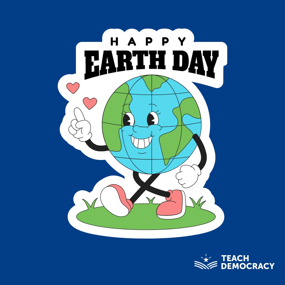 Happy #EarthDay2024! In our Democracy Project, we offer the issue-based discussion “Deliberating Approaches to Climate Change” allowing students to show their learning about policy and civic action. Explore the lesson here: teachdemocracy.org/democracy-proj… @USCRossier #DemocracyProject