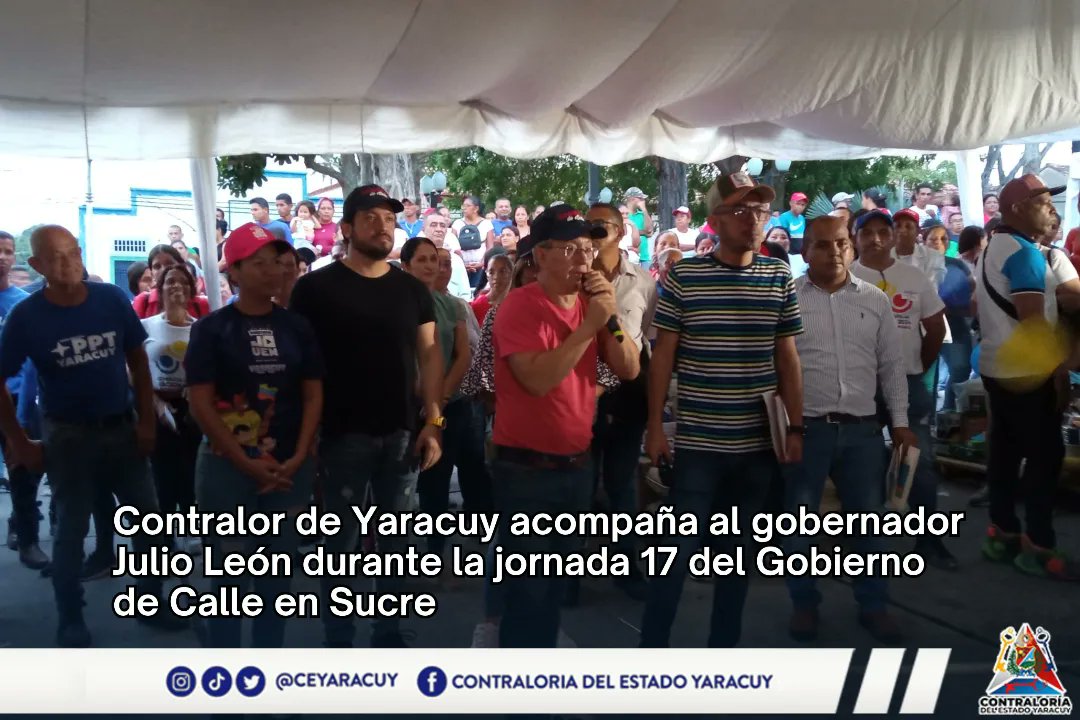 CEYaracuy's tweet photo. El municipio Sucre fue el escogido para desarrollar la jornada número 17 del Gobierno de Calle ejecutado por el Ejecutivo regional, dónde se entregaron los recursos para ejecutar 39 proyectos de manos del Poder Popular organizado. #Yaracuy https://t.co/2DezF4g7cM
