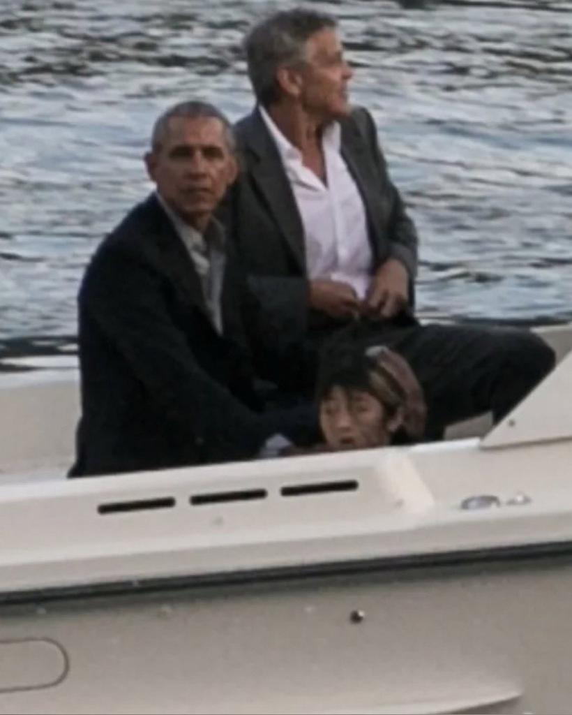 @MattWallace888 Where was President Obama and George Clooney going?