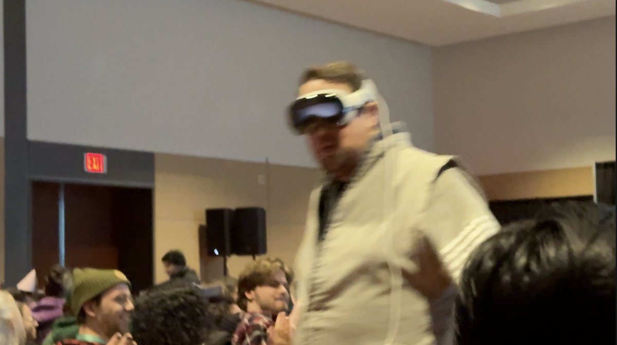 this screencap i have of @rocco_botte at the @mega64 PAX East 2024 panel is like a bigfoot sighting