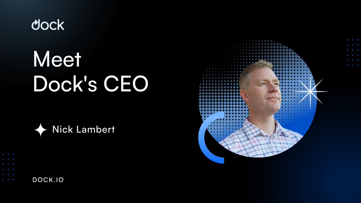 Who's @N1ckLambert, Dock’s CEO ❓ Nick has been working in the blockchain industry since 2011 and was the COO of one of the earliest companies working in the Blockchain space, MaidSafe. During that time, he managed the fastest crowdfund in history (at the time). He has a wealth…