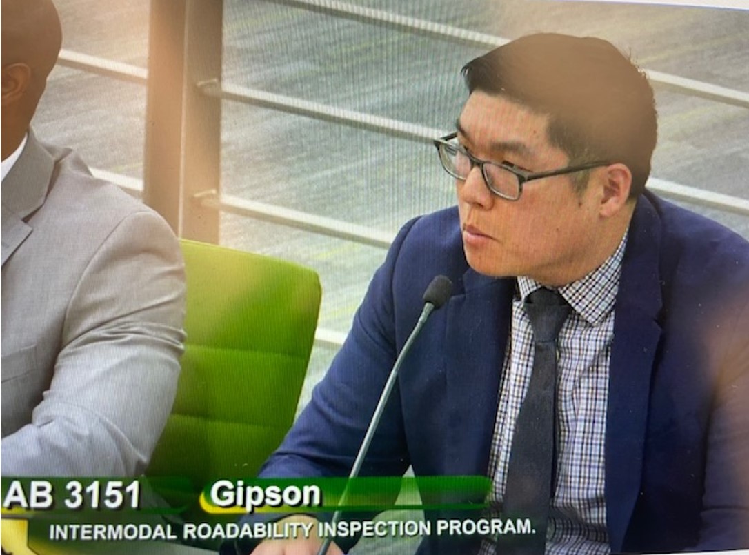 This week, CTA's GA Team is going all out advocating for the #truckingindustry. Leading the charge is our Sr. VP of Govt. Affairs, @chrisshimoda, opposing #AB3151 which threatens to give terminals unchecked power over chassis, disrupting operations and fairness. #CALeg