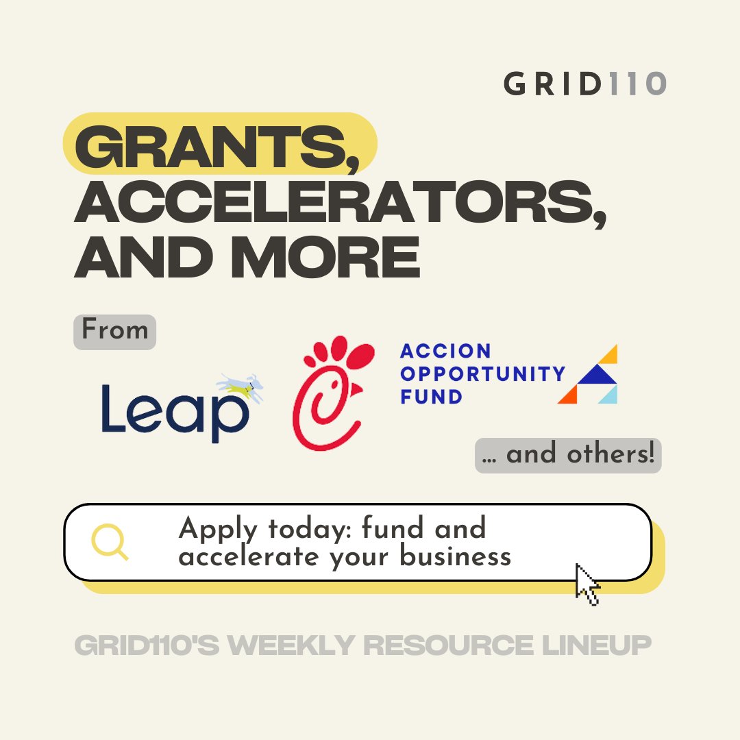 Founders, check out these #GRANTS & #accelerators with upcoming deadlines! 🚀 Apply now & share with fellow entrepreneurs. ⬇️