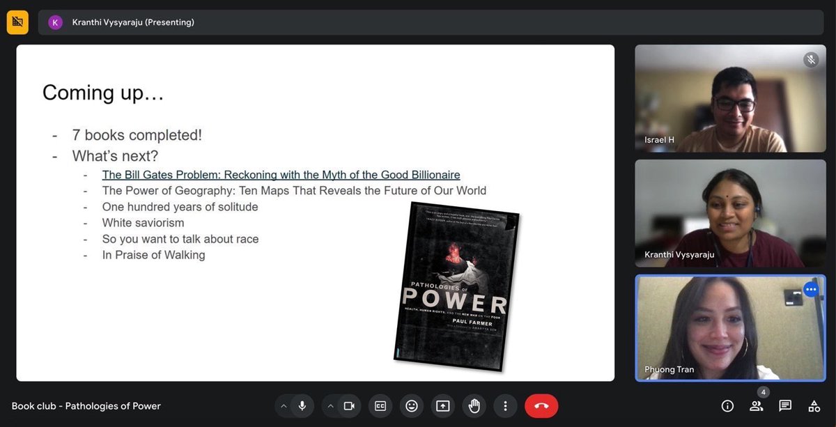 phuongbichtran's tweet photo. In #EVbookclub, #PathologiesofPower challenged our perception of human rights thru gripping narratives of illness/life/death-“By including social&economic rights in the struggle for human rights, we help to protect those most likely to suffer the insults of structural violence.” https://t.co/3Xd786wRTb