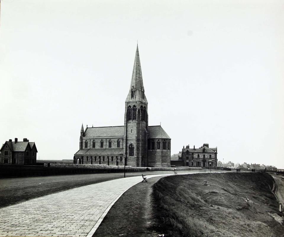 @neheritagelib St. George’s Church at Cullercoats in 1884, just after completion.