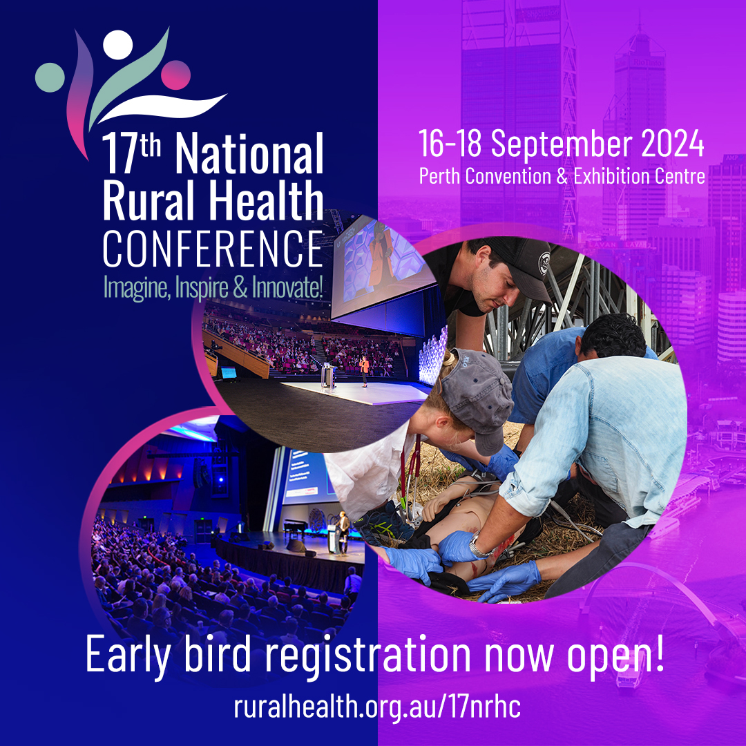 Don't forget to secure your spot at the 17NRHC while Early Bird pricing is available! Don't miss this opportunity to join a community dedicated to reshaping healthcare in rural and remote Australia. Act fast—Early Bird rates won't last forever: ruralhealth.org.au/17nrhc/registr…