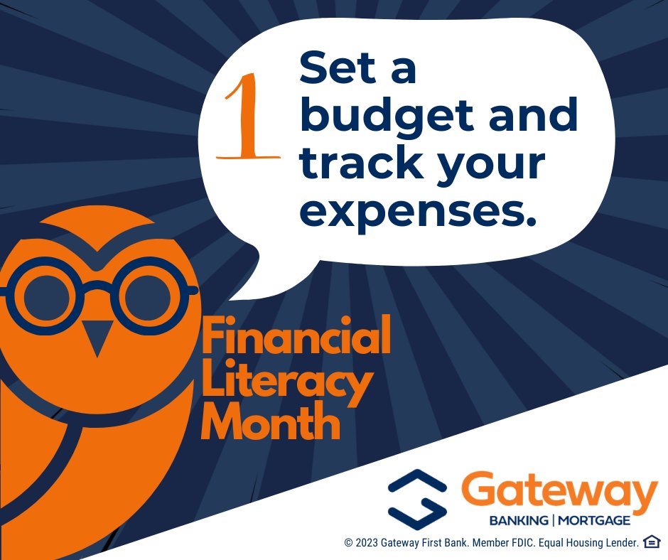 Happy Financial Literacy Month! Improve your financial knowledge by setting a budget and tracking your expenses. Understanding where your money goes is the first step towards financial empowerment. #FinancialLiteracyMonth #BudgetingTips