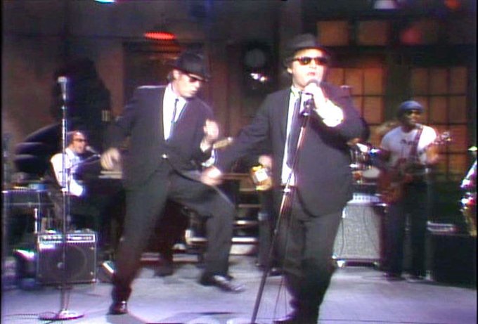 46 years ago today, John Belushi and Dan Aykroyd performed as The Blues Brothers for the first time on Saturday Night Live, opening the show with 'Hey Bartender.'