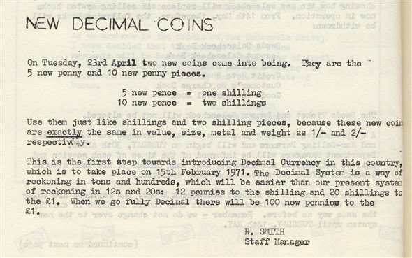 postwarhistory's tweet photo. 23 April 1968, the first decimal coins were released in the UK, in preparation for replacing all old £. s. d. money by 1971. #decimalisation https://t.co/l1az9dWwdI