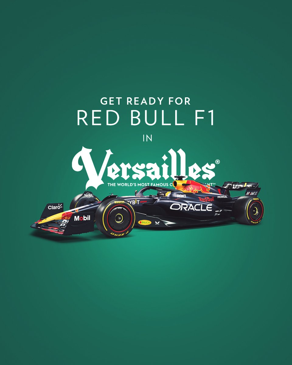 Put on your seatbelts and drive up to Versailles tomorrow for an exclusive visit from the Red Bull F1 car. For more details, keep an eye out tomorrow morning. We'll be posting! 🏎️ 🏁