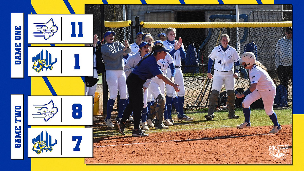 The @LimestoneSball team ended its 2024 season on a high on Monday afternoon, using a series of big innings to take both ends of a doubleheader at Mars Hill. G1 📊 golimestonesaints.com/sports/softbal… G2 📊 golimestonesaints.com/sports/softbal… #GoSaints #ProtectTheRock