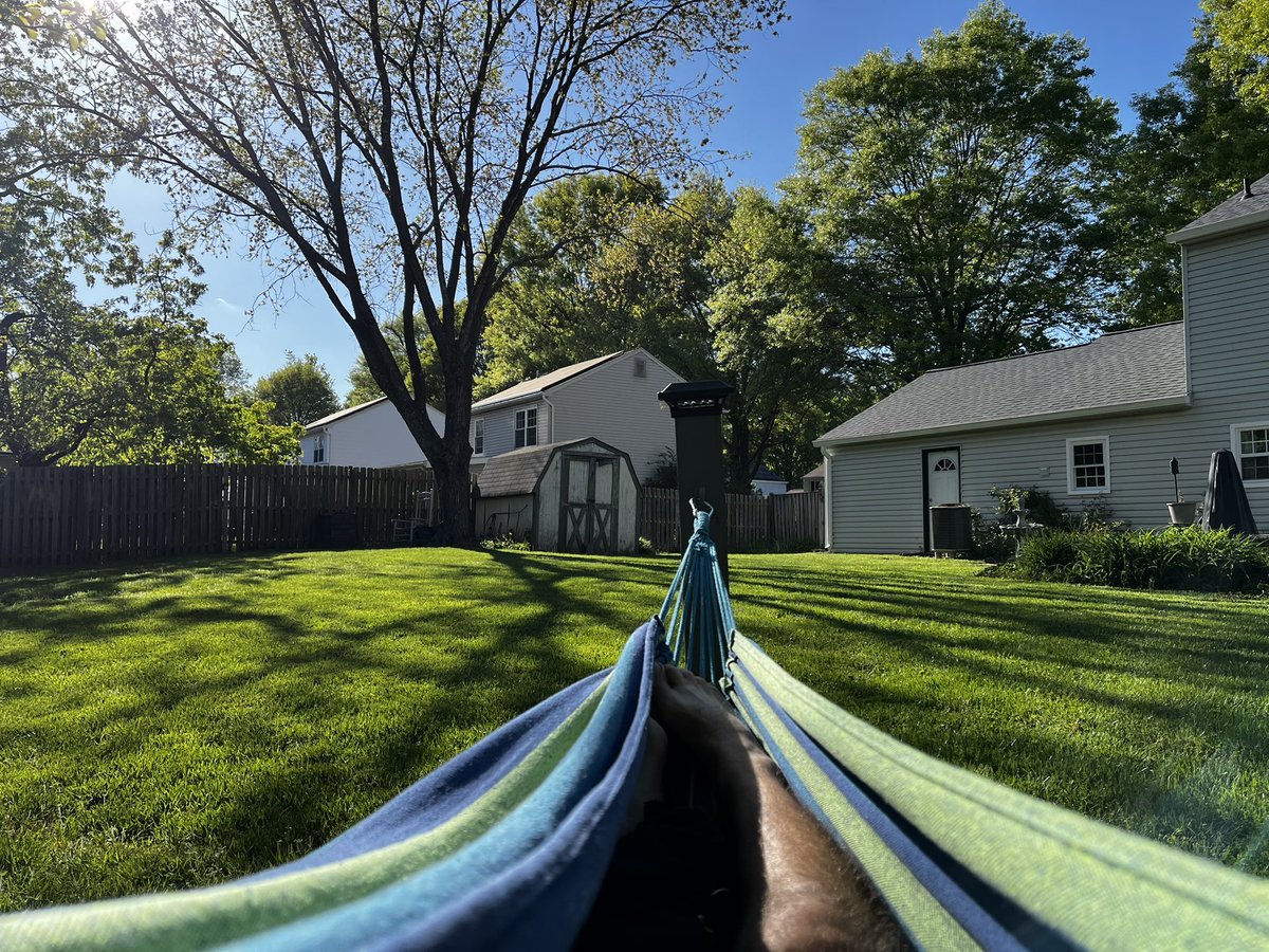 Springtime hammock naps. 💯 

#BowieMD