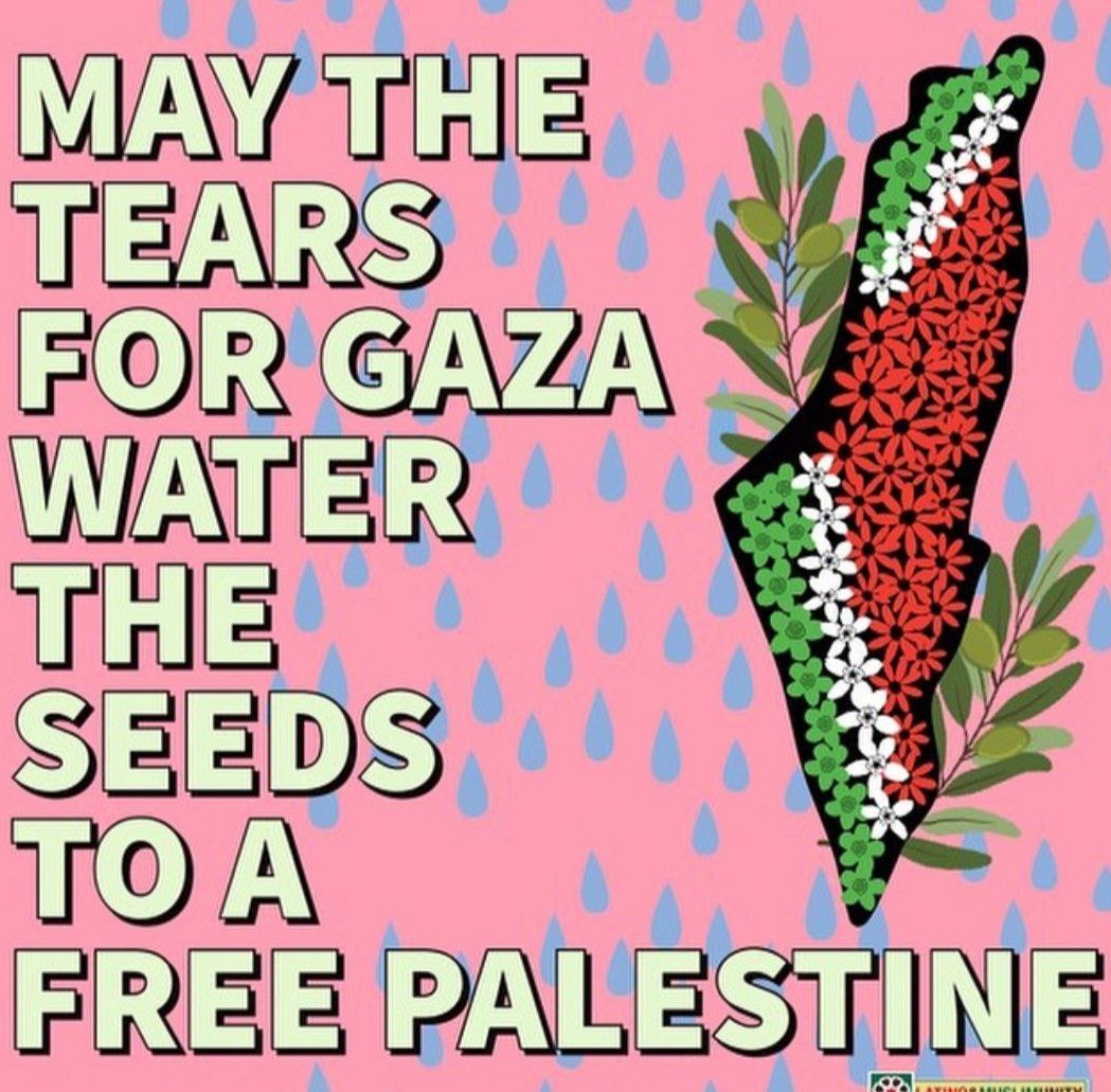 Gaza, Gaza! Don't you cry, Palestine will never die.