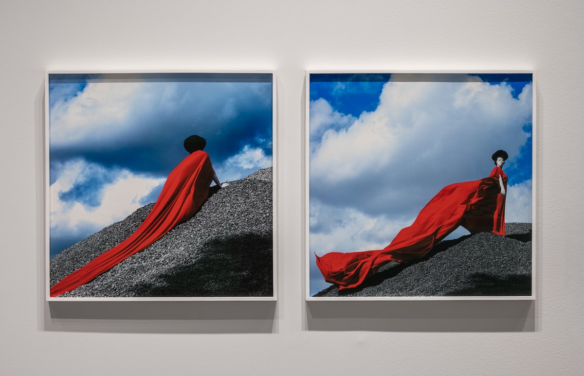 Calling all seniors – don't miss our Seniors’ Tour of ‘Aïda Muluneh and Meryl McMaster: Ebb and Flow on Apr. 26, 2pm: bit.ly/4axvDsJ

<a href="/aidamuluneh/">aida muluneh</a>, ‘Denkinesh Part Two’ and ‘Denkinesh Part Three’, 2016.

#SeniorsTour #Seniors #YourAGA #YegDT #YegArt