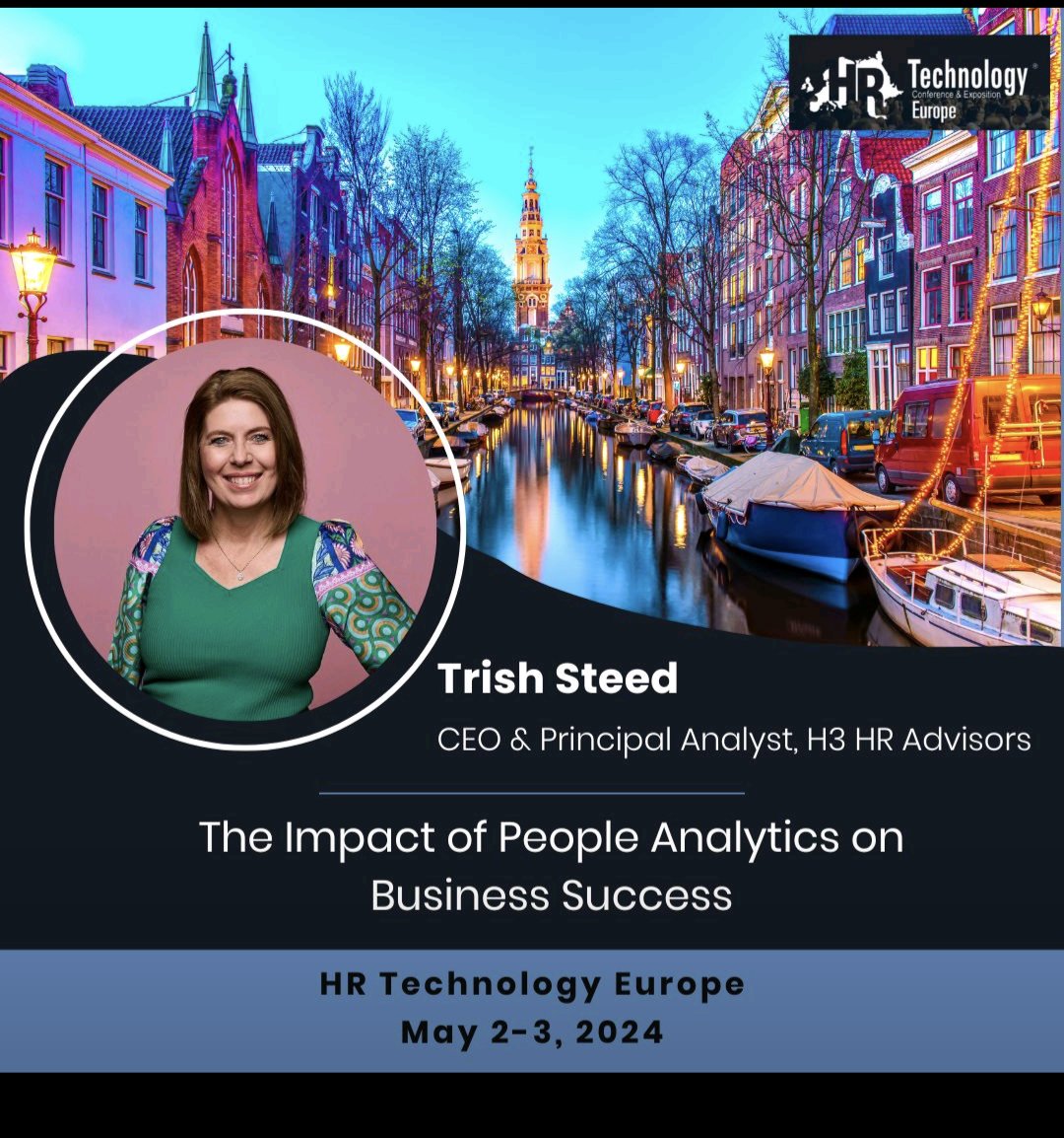 Join me in #Amsterdam May 2-3 for HR Tech Europe. We will talk abt #peopleanalytics & more! 
hrtechnologyeurope.com