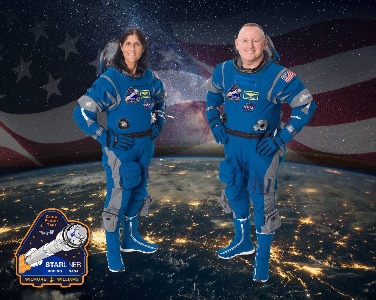 Another step closer to launch! @NASA_Astronauts Butch Wilmore and @Astro_Suni have entered quarantine ahead of the agency's @BoeingSpace Crew Flight Test to @Space_Station! Liftoff is targeted for NET 10:34pm ET May 6 aboard an @ulalaunch Atlas V rocket: go.nasa.gov/4b8IFx0