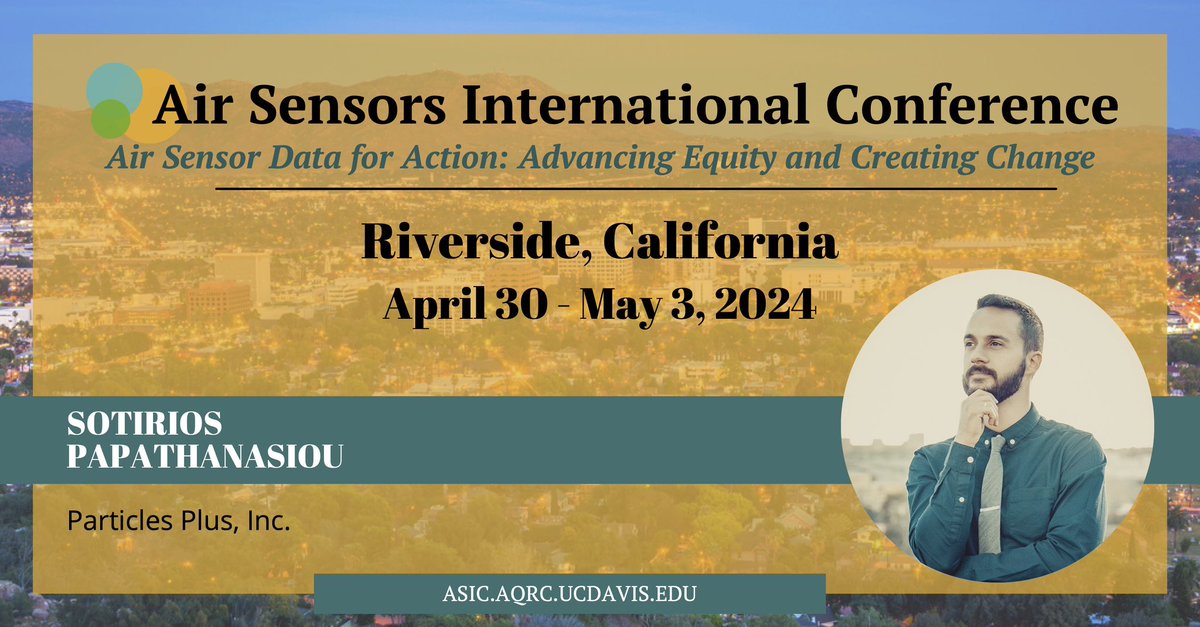 SFotonium's tweet image. Super excited to be at the Air Sensor International Conference (ASIC 2024) in Riverside, CA next week. 
I cannot wait to see in person lots of fellow air quality experts! Please, if I have missed someone, text me! 

#ASIC2024 @ucdavis