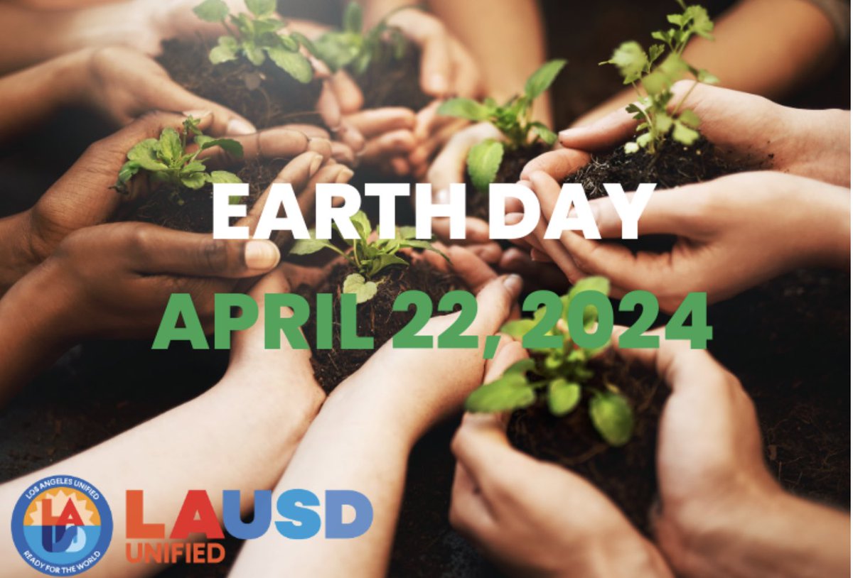 As we observe #earthday, visit lausd.org/instruction to learn about our Climate Literacy Taskforce, our Climate Literacy Champions, and valuable resource quick links as resources for our teachers and community partners. ⁦@LASchools⁩