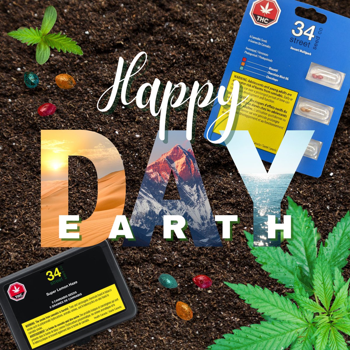 Happy Earth Day growers!  Let’s take this day to reflect on what we can do to help keep this big beautiful blue ball going so we can all keep on growing!