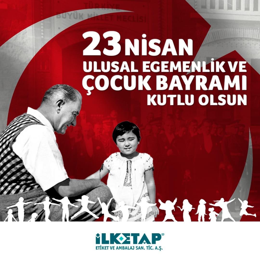 23 Nisan Ulusal Egemenlik ve Çocuk Bayramı’mız kutlu olsun.
✦
Happy April 23 National Sovereignty and Children's Day! 
✦
#ilketap #ilketapetiketveambalaj #23nisanulusalegemenlikveçocukbayramı #23nisan #çocukbayramı