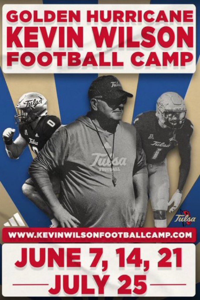 Thank you @CoachAMayes for the camp invite!!! @TulsaFootball