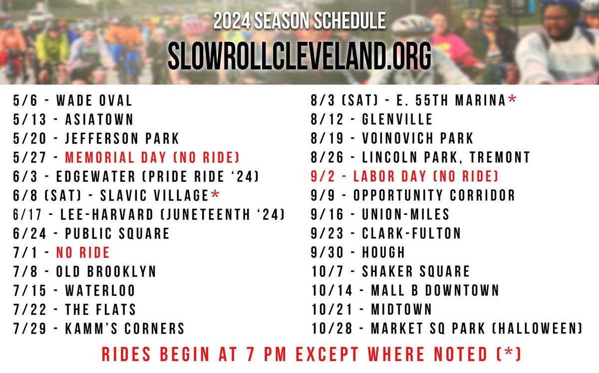 Slow Roll Cleveland tweet media