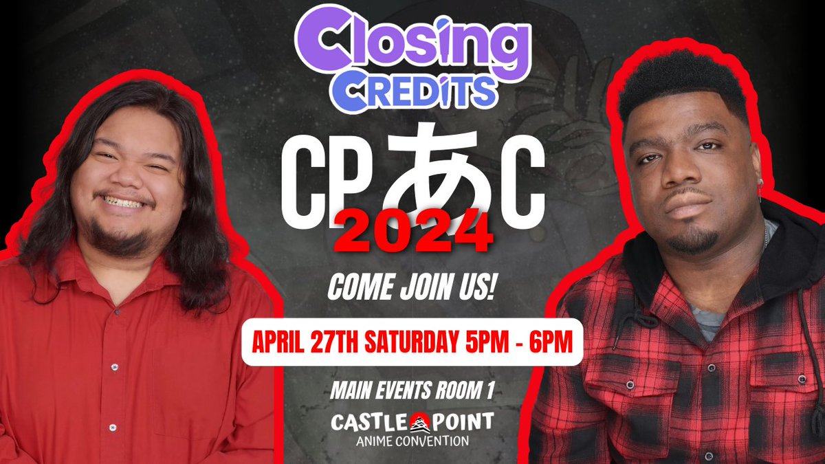 Hey everyone! Myself and <a href="/BurgerJamil/">Burger VO</a> will be hanging out and also hosting a panel at Castlepoint this weekend! If you see us walking around, feel free to say hi! And of course come through to our panel as we talk to you about getting your start at <a href="/CloseCredits/">ClosingCredits</a>